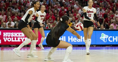 Nebraska vs wisconsin volleyball - No, the 5-foot-5 defensive ace didn’t swing like the pin hitters, but rather came up with a dig off a swing from Wisconsin’s Temi Thomas-Ailara that turned into an overpass. As the ball soared over the net and near the line, Wisconsin’s Caroline Crawford thought the ball was out and watched it drop in. That point gave Nebraska an early 5 ...